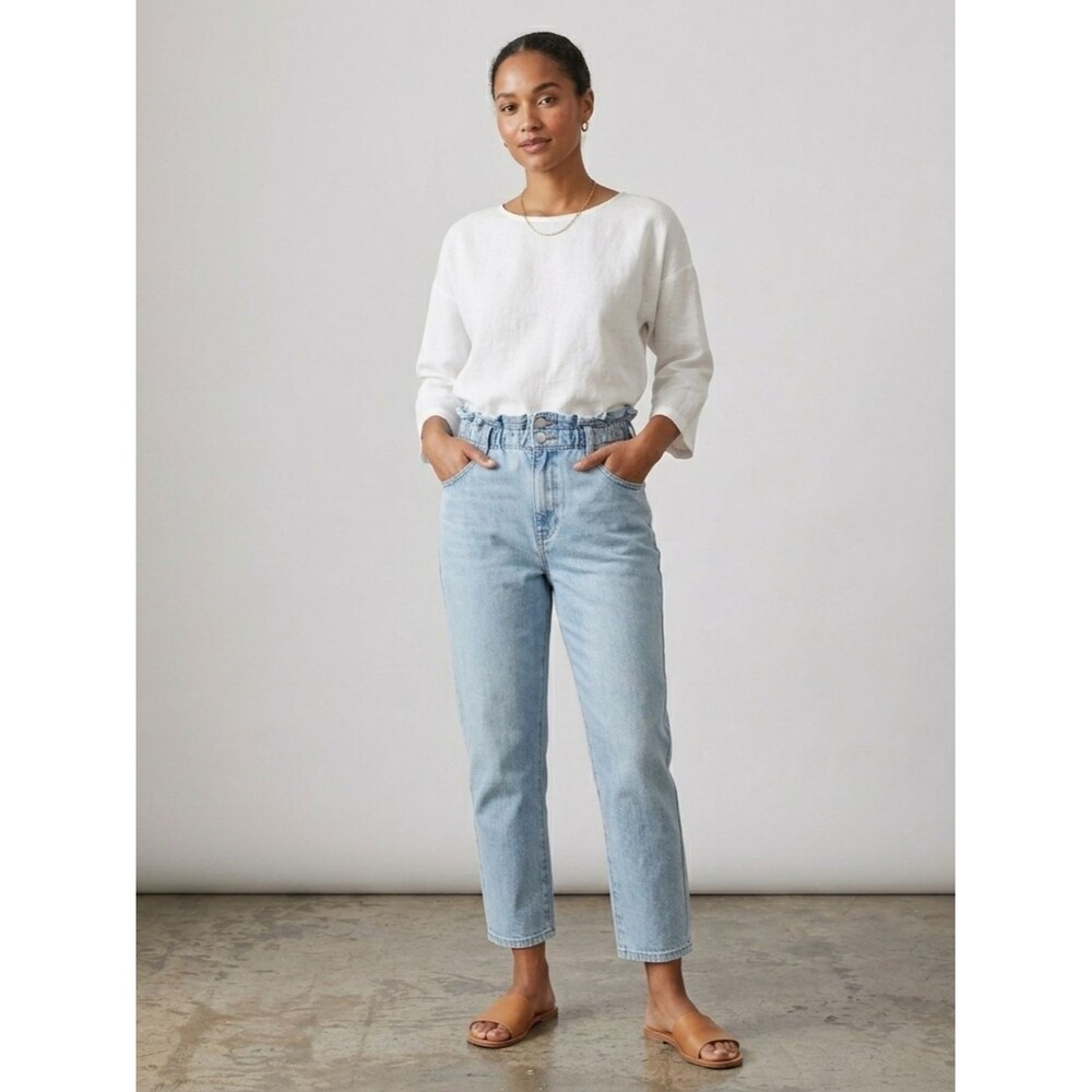 Show Me Your Mumu High-Rise Paperbag Waist Jeans Size XL